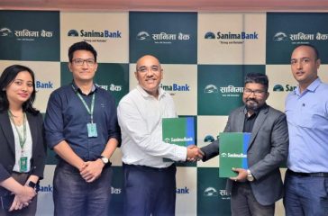 Agreement signing Frontline and Sanima bank