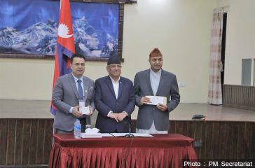 Prachanda-Kul-Acharya-and-Badri-KC-NRN-Citizenship