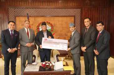 PR on handing over of NPR 51 lakh to PM Disaster Relief Fund-photo