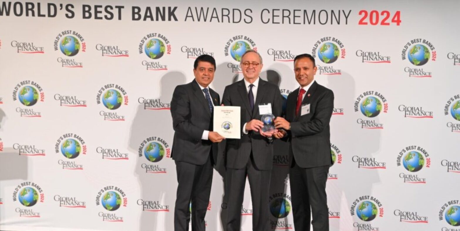 Best Bank Award by Global Finance 1