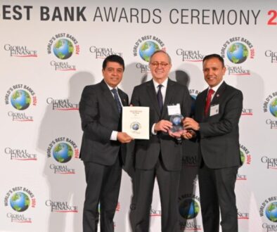 Best Bank Award by Global Finance 1