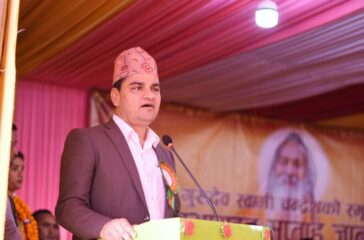 Health Minister Pradeep Poudel pic new