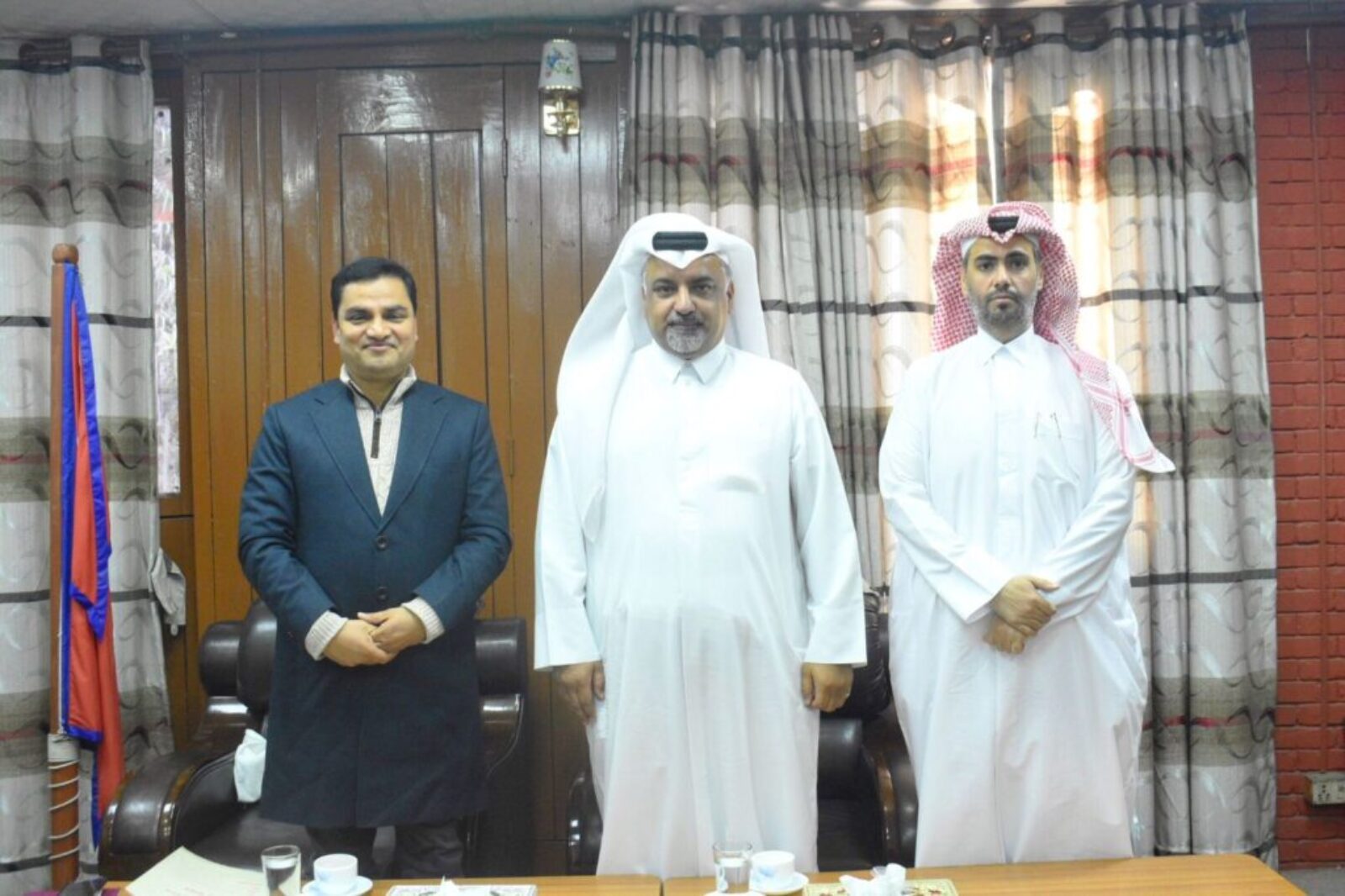 Health Minister and Qatari Ambassador meet pic