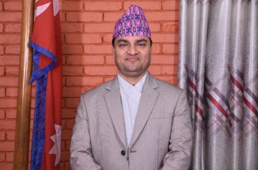 Health and Population Minister Pradeep Poudel portrait