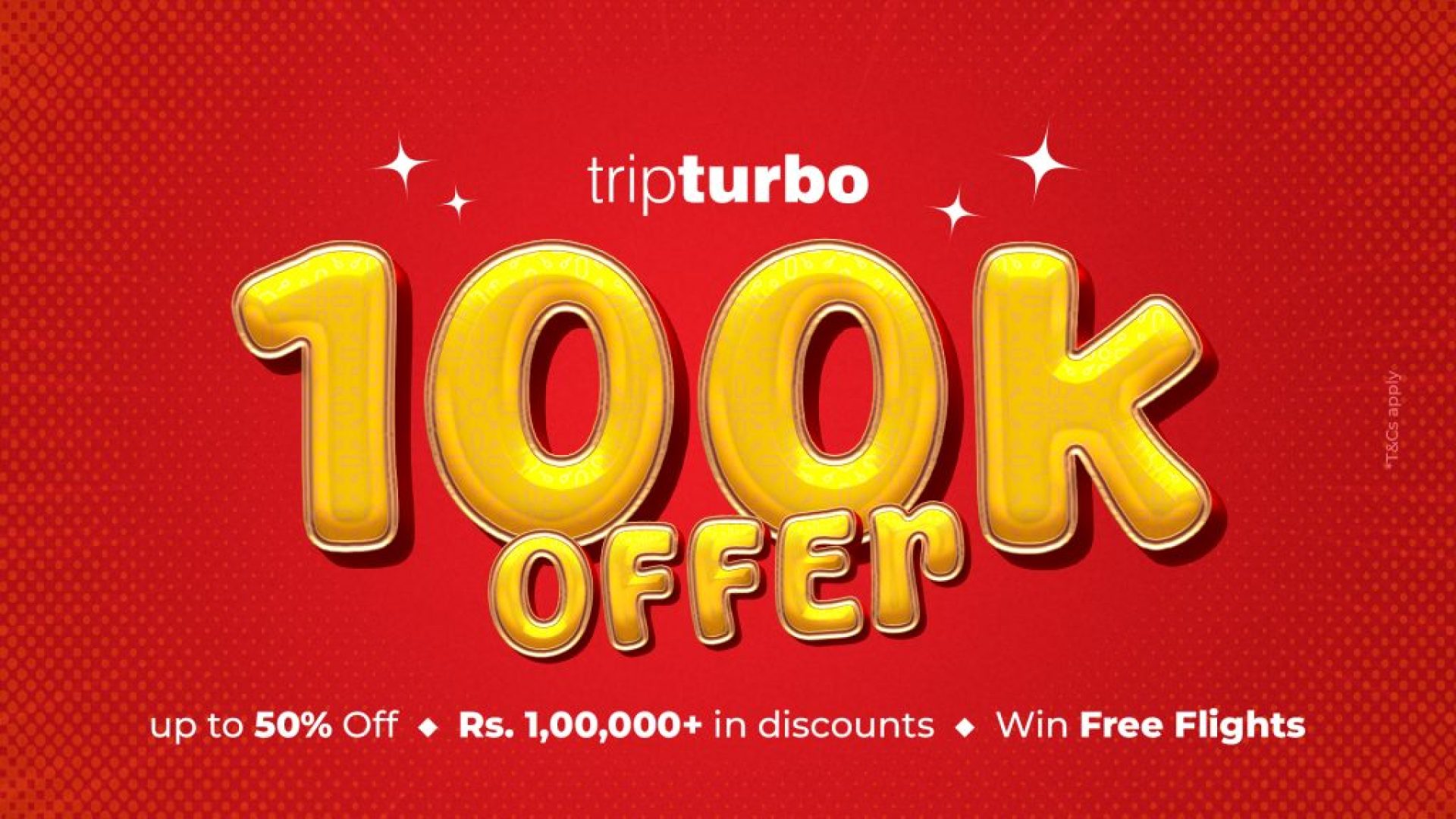 Trip Turbo - 100k Offer News Banner